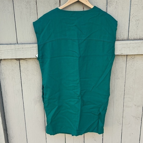 May Queen Vintage Dress Emerald Green 100% Wool St. Patricks Day - Picture 4 of 9